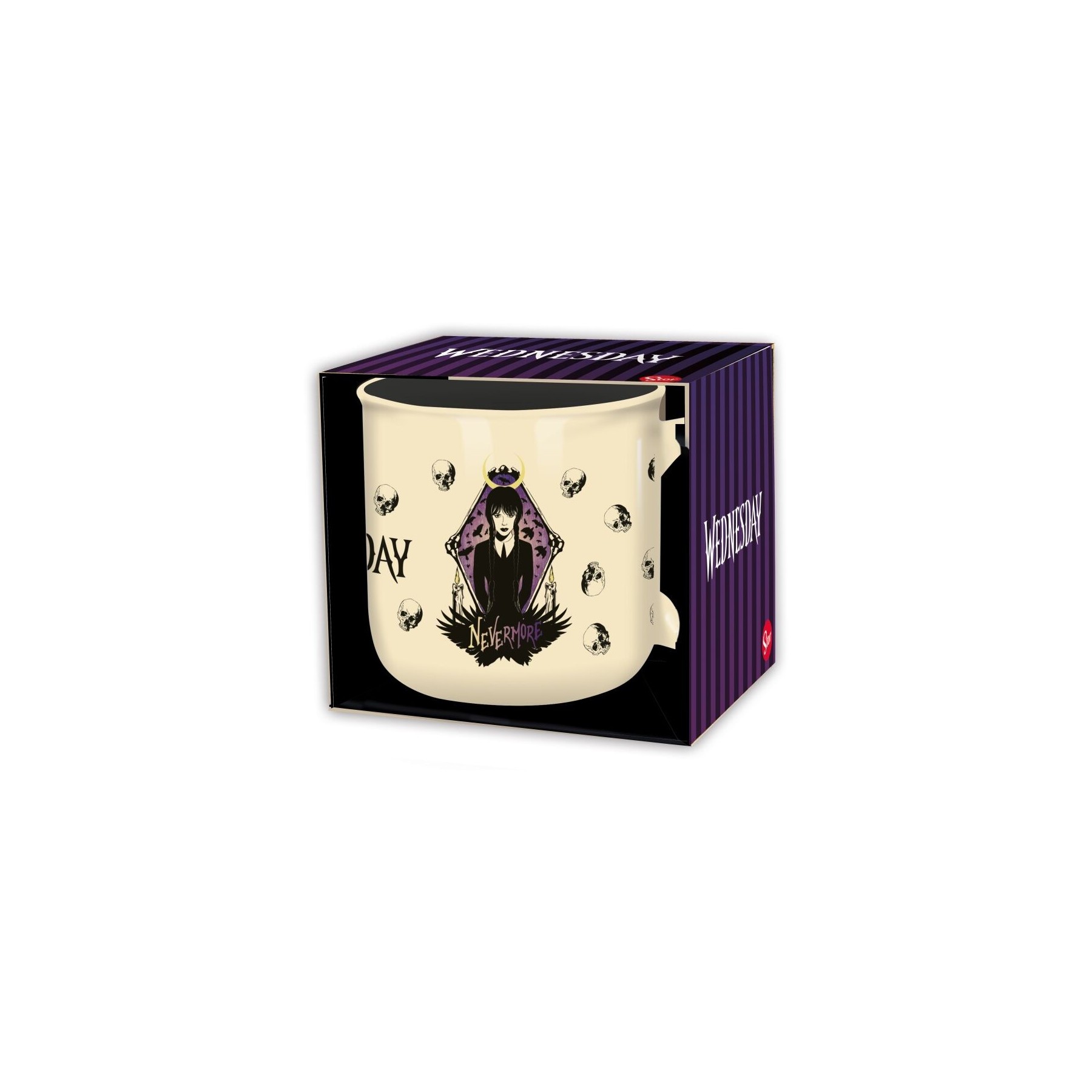 Taza De Desayuno Wednesday Nevermore 400 Ml