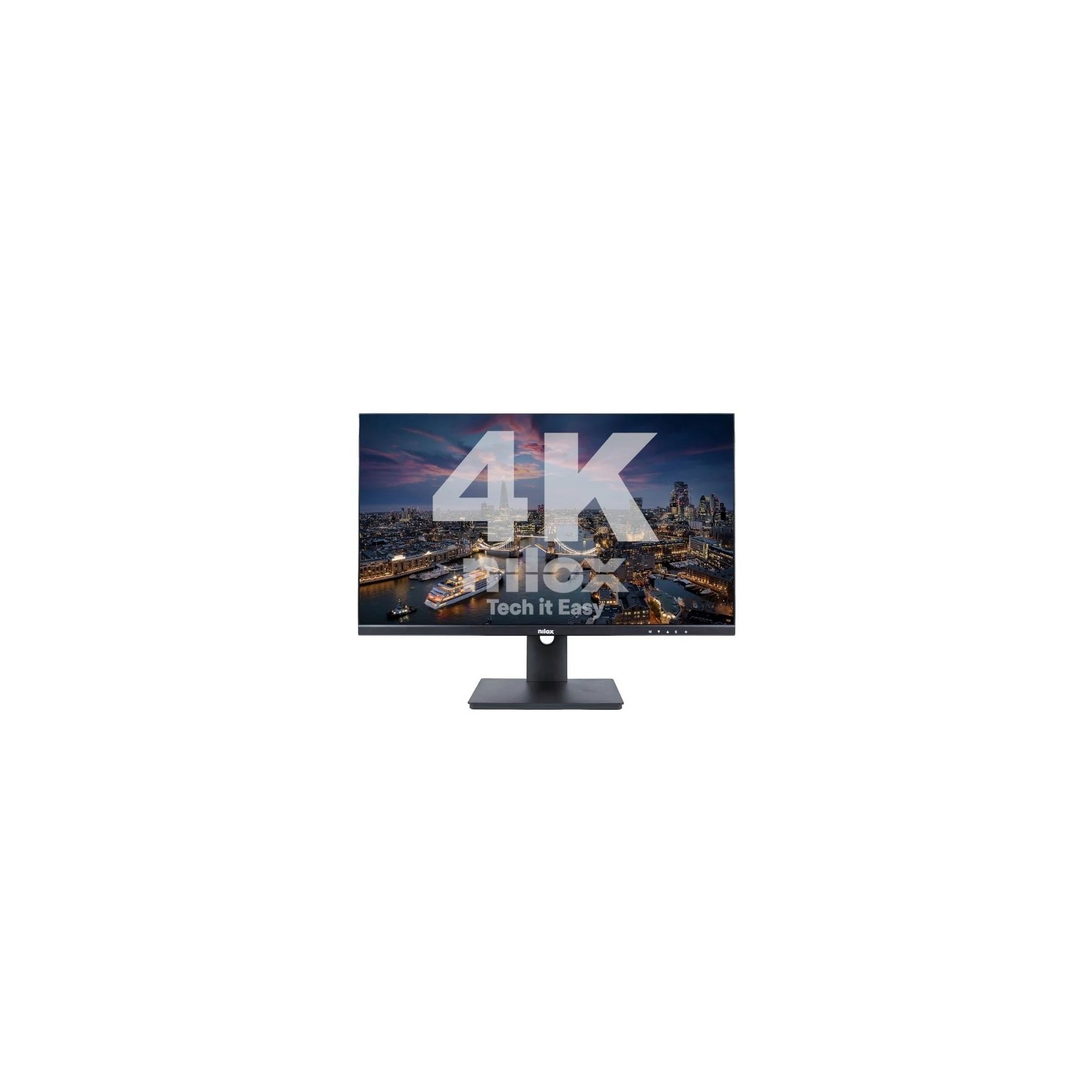 Nilox Nxm274Kd11 Monitor 27" 4K 60Hz 2Hdmi Dp Usb