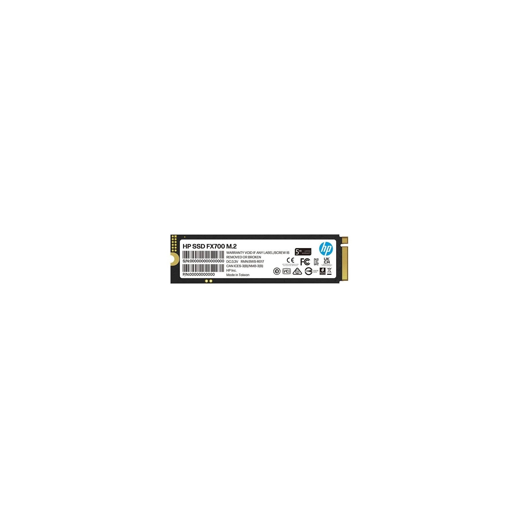 Hp Ssd Fx700 1Tb M.2  Pcie Gen 4 Nvme