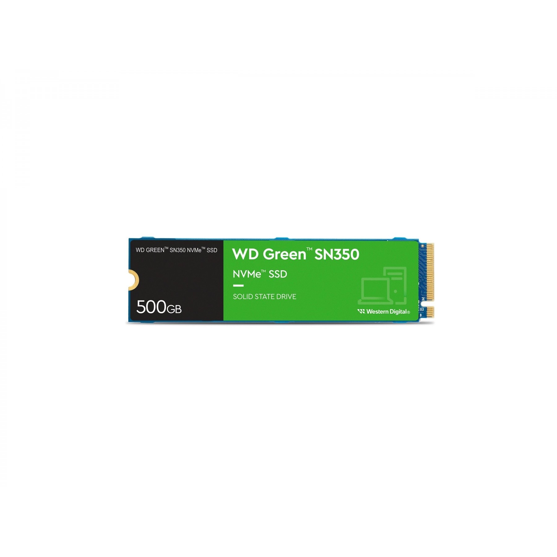 Wd Green Sn350 Wds500G2G0C Ssd 500Gb Pcie Nvme 3.0