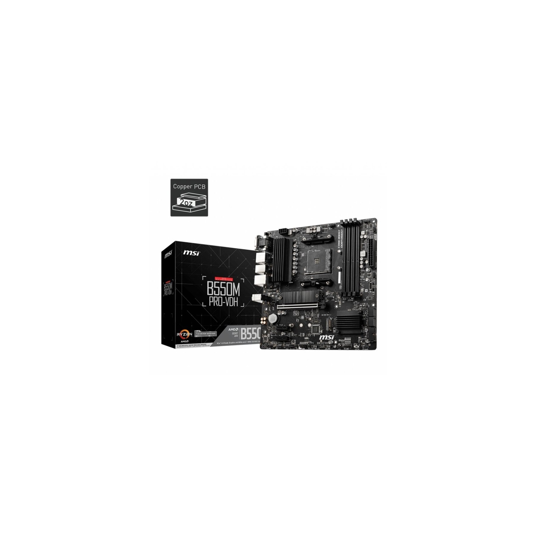 Msi Placa Base B550M Pro-Vdh Matx Am4