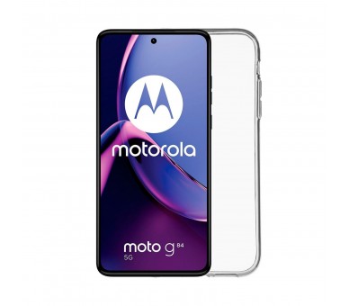 Jc Trasera De Silicona Transparente / Motorola Moto G84