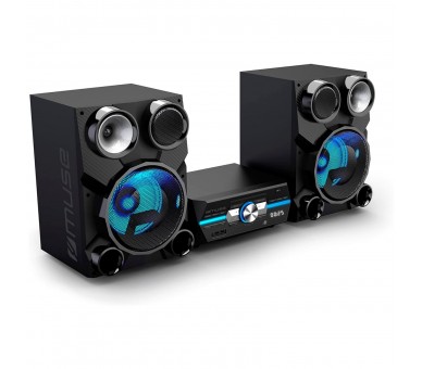 Muse M-80 Dj Black / Microcadena 300W Con Altavoces