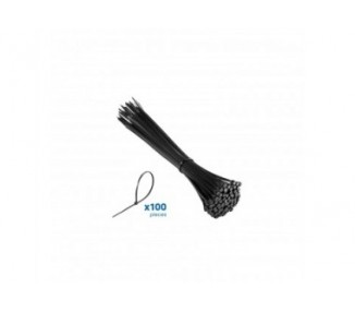 Bridas De Nailon Negro Ewent Ew1564 200Mm X 2.5Mm 100U