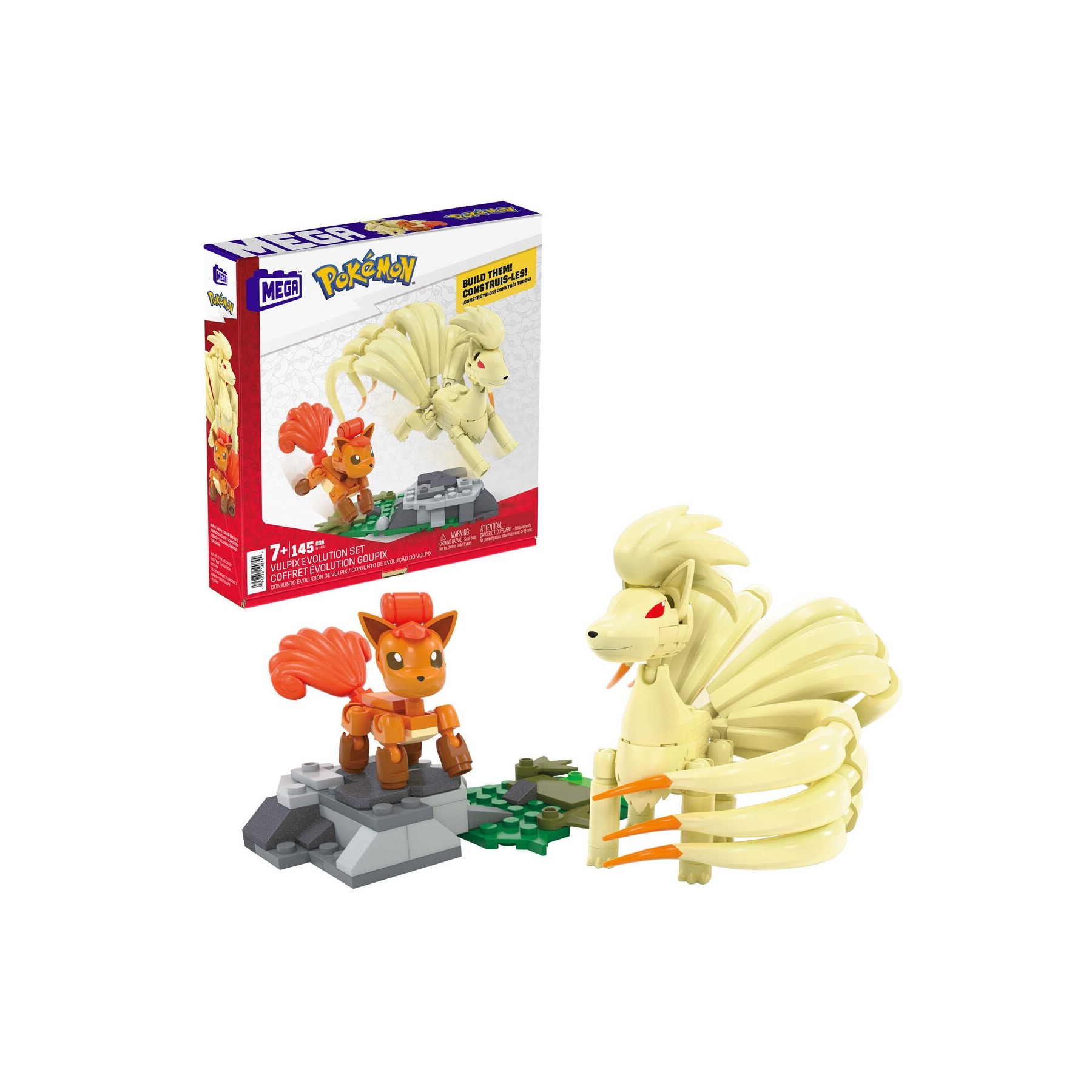 Mega Construx Evolucion Vulpix Pokemon