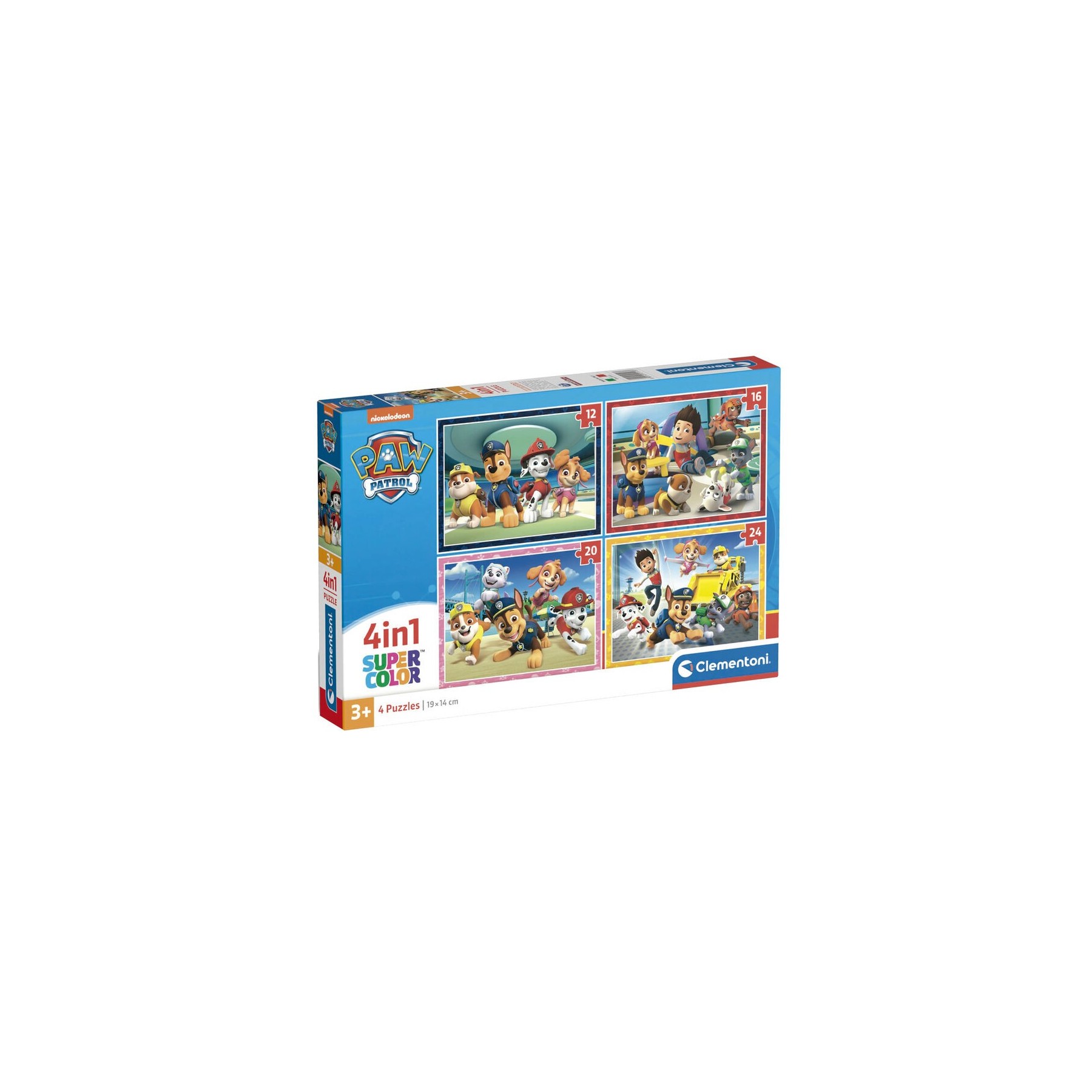 Puzzle Patrulla Canina Paw Patrol 12-16-20-24Pzs