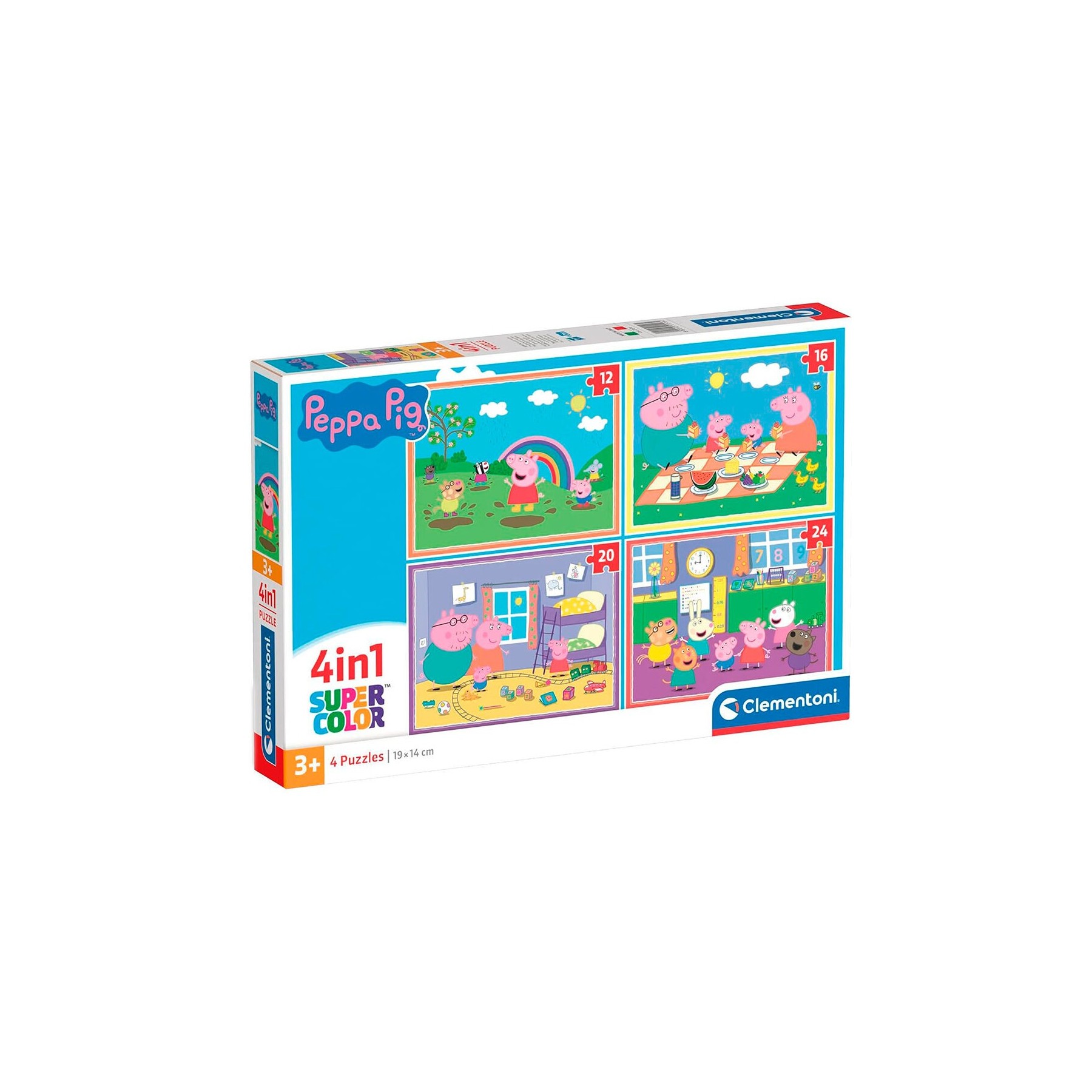 Puzzle Peppa Pig 12-16-20-24Pzs