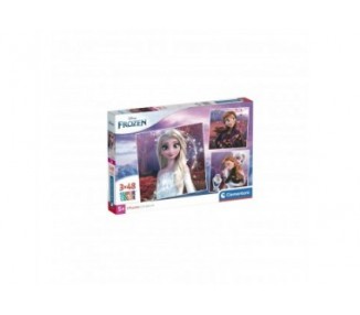 Puzzle Frozen Disney 3X48Pzs