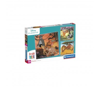 Puzzle Classics Disney 3X48Pzs