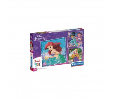 Puzzle Princesas Disney 3X48Pzs