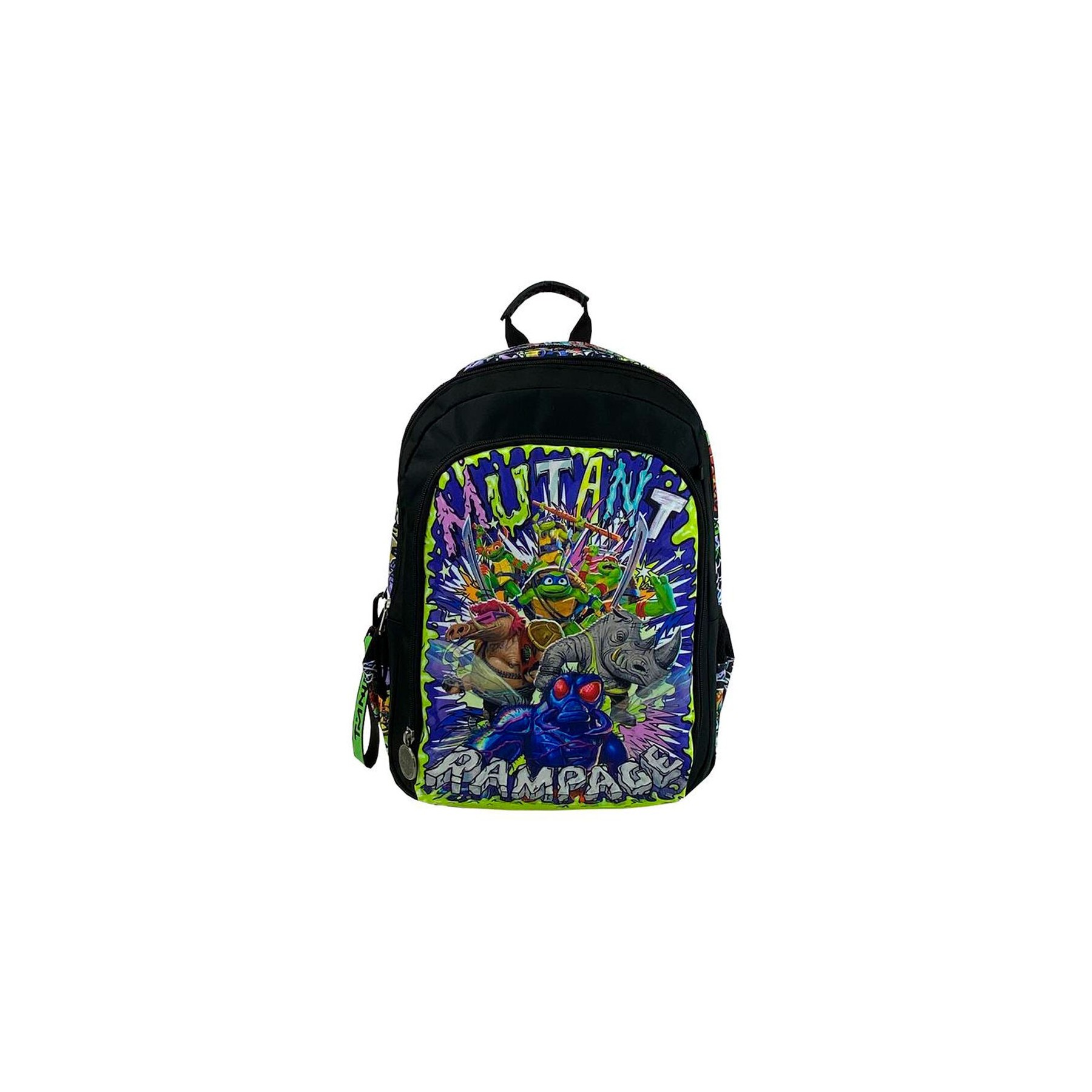 Mochila Mutant Mayhem Tortugas Ninja 43Cm Adaptable