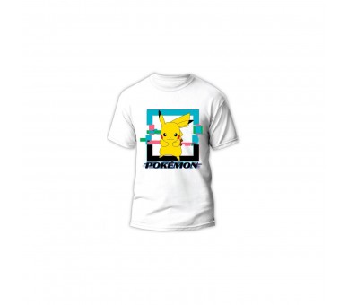 Camiseta Pikachu Pokemon Infantil 8 Unidades