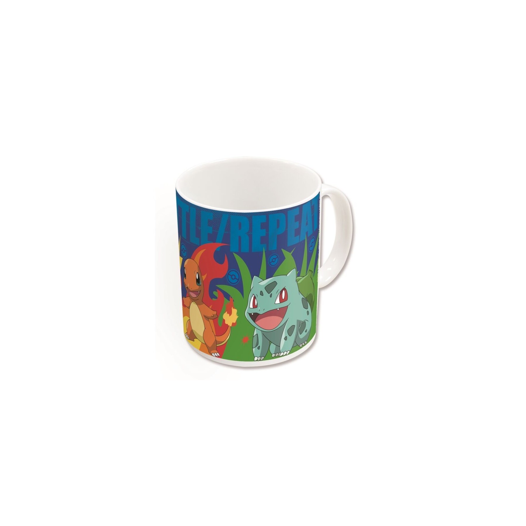 Taza Térmica Squirtle, Pikachu, Charmander Y Bulbasur 325 Ml