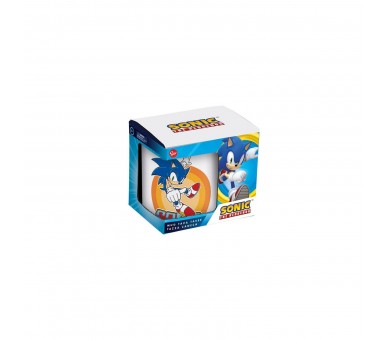 Taza En Caja Regalo Sonic Japón 325 Ml