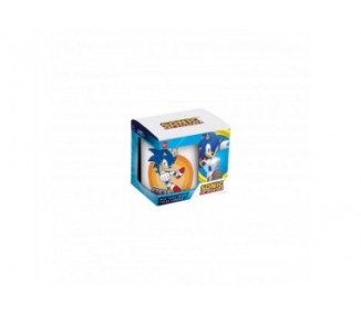 Taza En Caja Regalo Sonic Japón 325 Ml