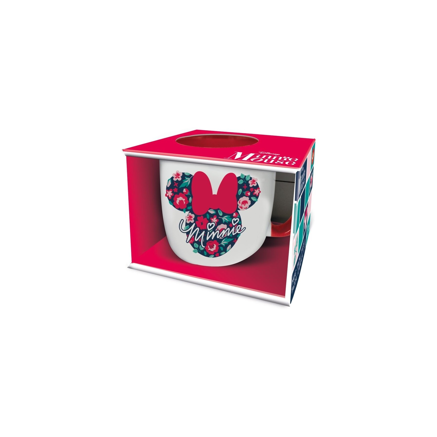 Taza Elite Minnie Mouse Flores 380 Ml