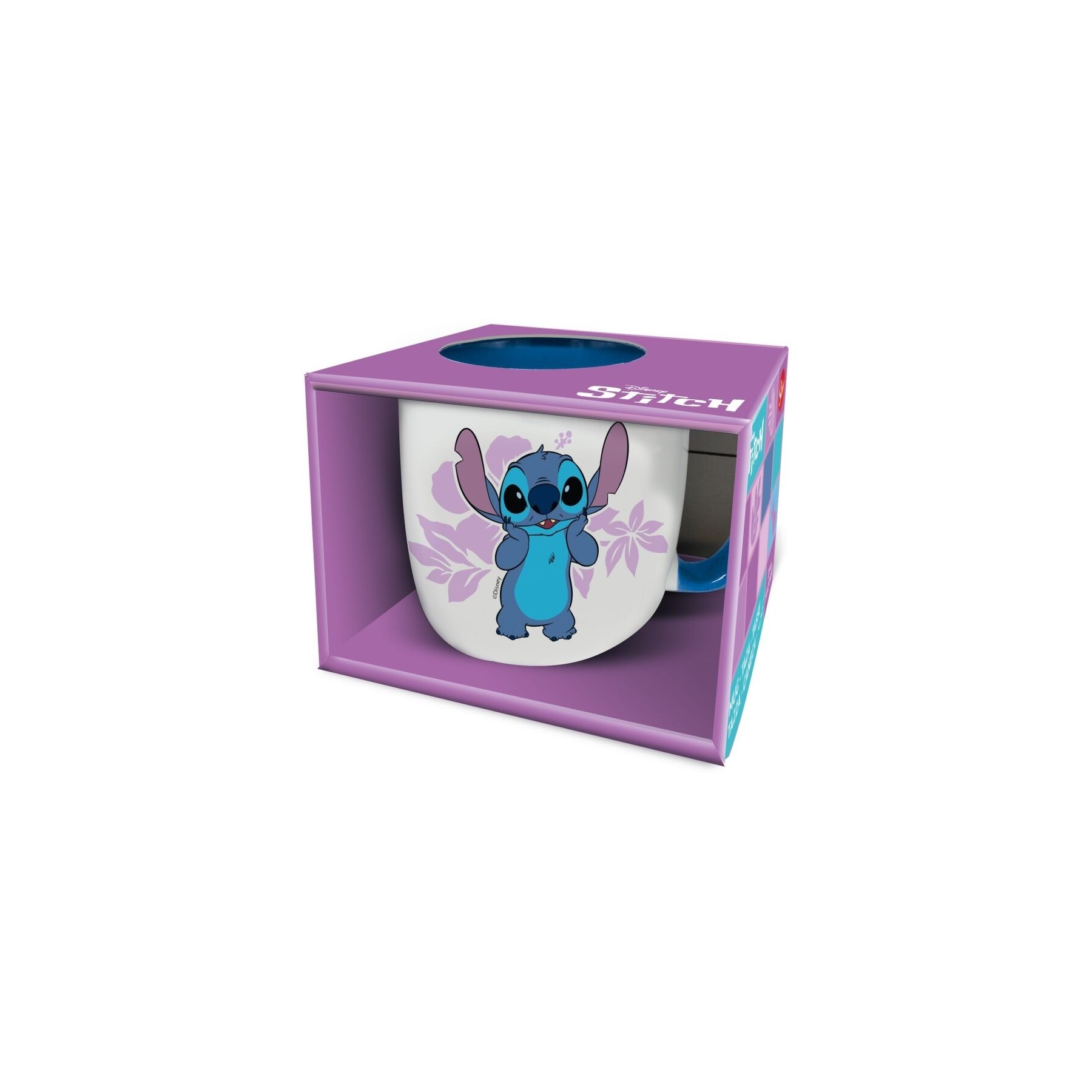 Taza Elite Stitch Flores 380 Ml