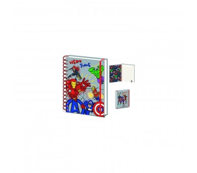 Cuaderno De Espiral A5 Avengers (Hero Club) 21 X 15 Cm