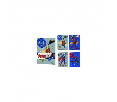 Pack X2 Cuadernos De Ejercicios A5 Avengers (Hero Club) 21 X