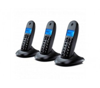 Motorola C1003 Cb+ Telefono Dect Negro Trio