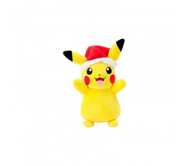 Peluche Pikachu Navidad Pokemon 20Cm