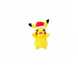 Peluche Pikachu Navidad Pokemon 20Cm