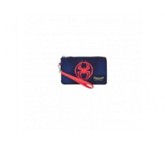 Cartera Nylon Traje Miles Morales Spider-Verse Marvel Lounge