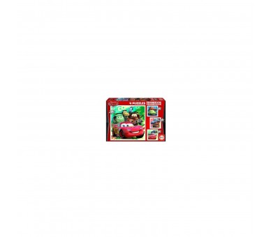 Puzzle Progresivo Cars 2 12-16-20-25Pzs