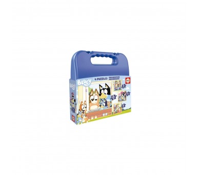 Puzzle Maleta Bluey 12-16-20-25Pzs