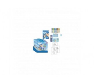 Set Papeleria Coloreable Bluey