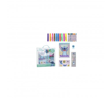 Set Papeleria Coloreable Stitch Disney