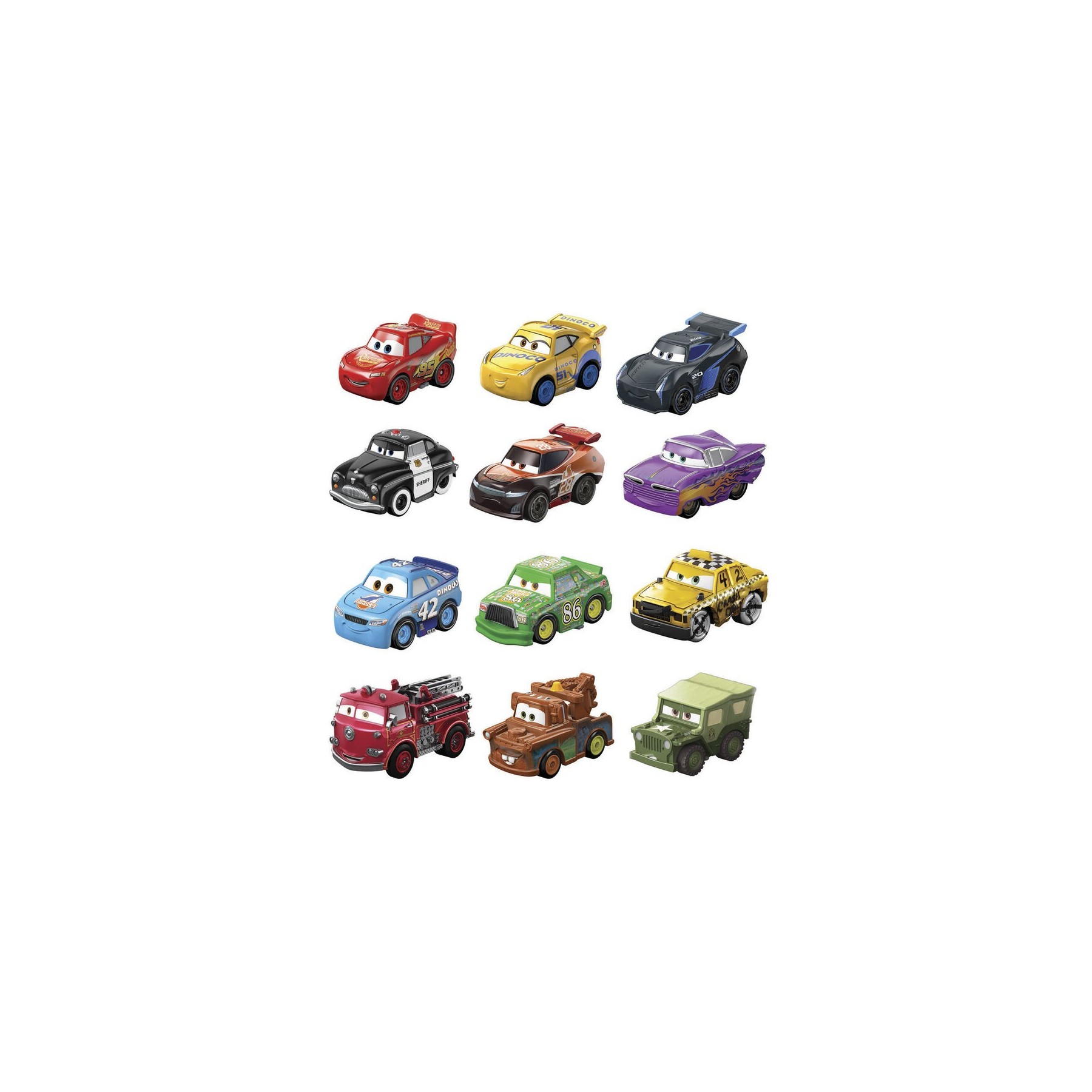 Mini Coche Cars Disney Pixar Surtido 36 Unidades