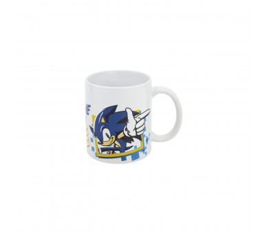 Taza Ceram.325Ml Caja R.Sonic Game On Wh