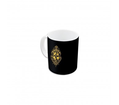 Taza Térmica Escudo Hogwarts Y Dragón 325 Ml