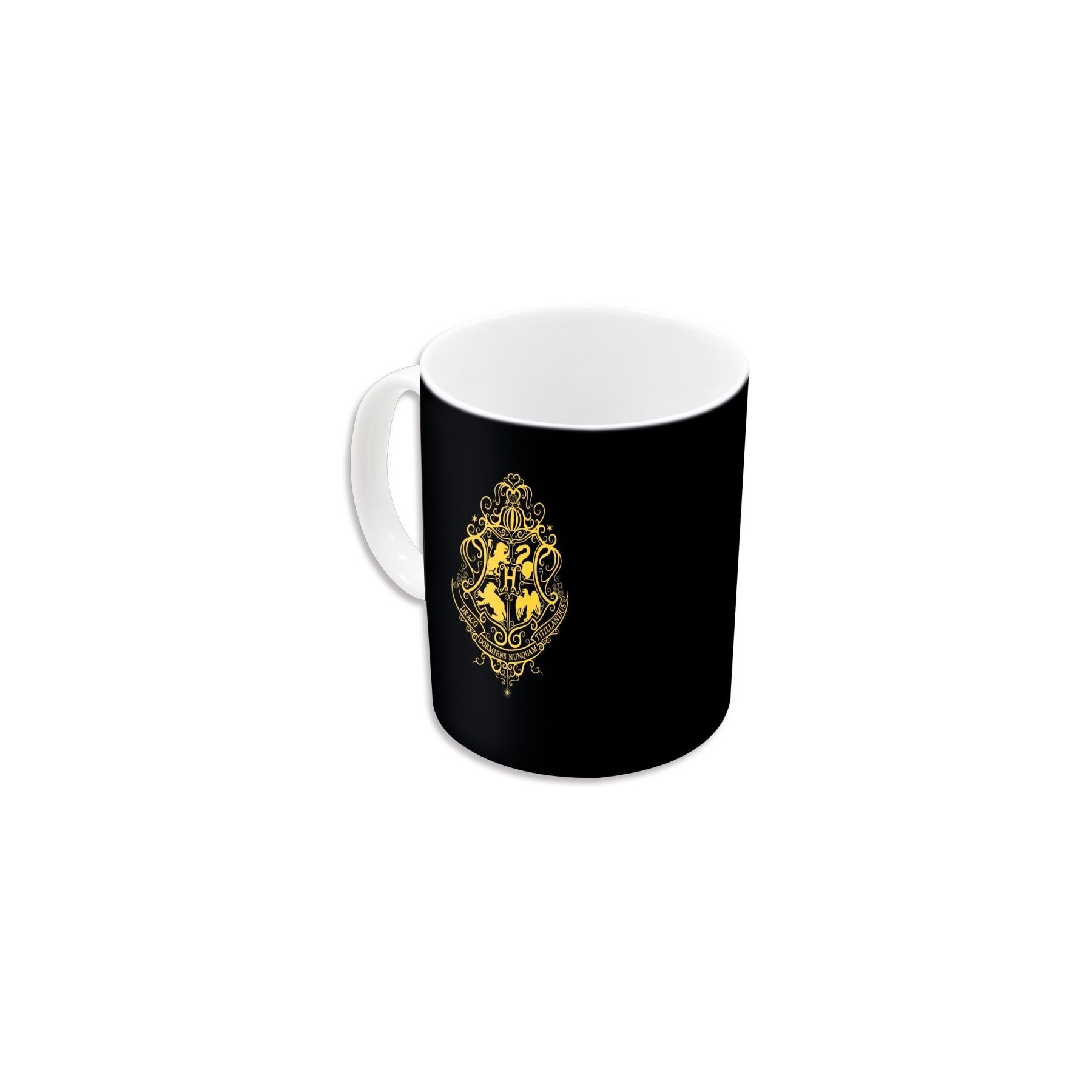 Taza Térmica Escudo Hogwarts Y Dragón 325 Ml