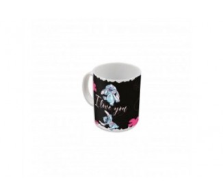 Taza Térmica Stitch I Love You 325 Ml