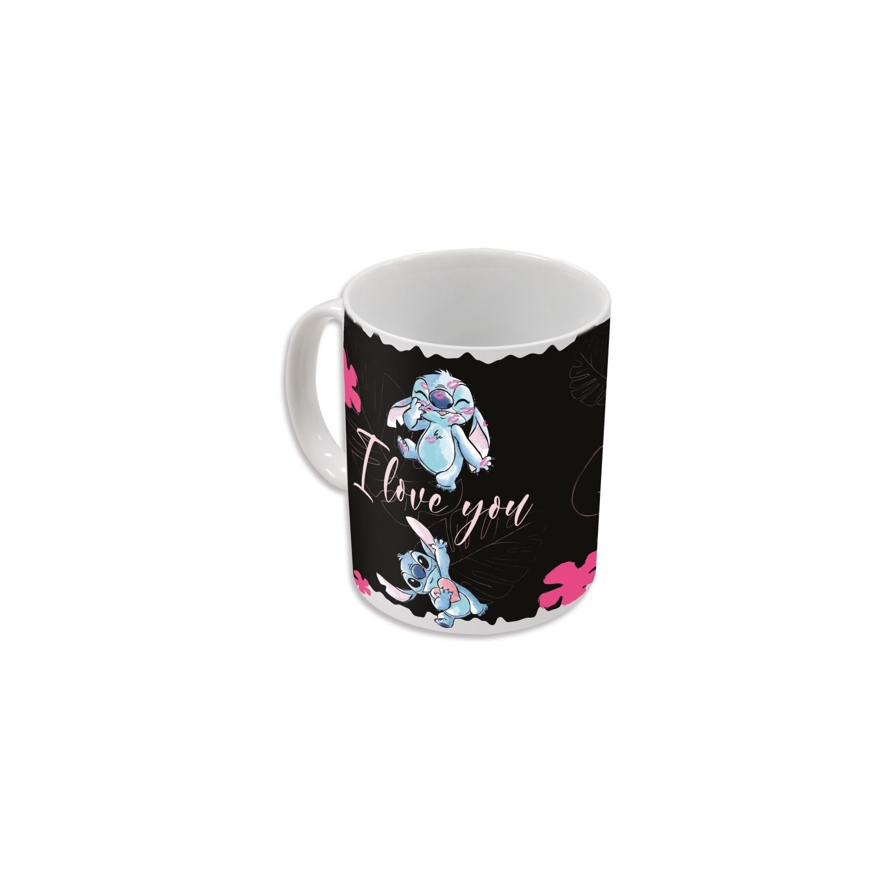 Taza Térmica Stitch I Love You 325 Ml