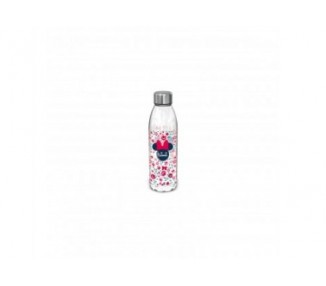 Botella De Plástico Minnie Mouse Flores 980 Ml