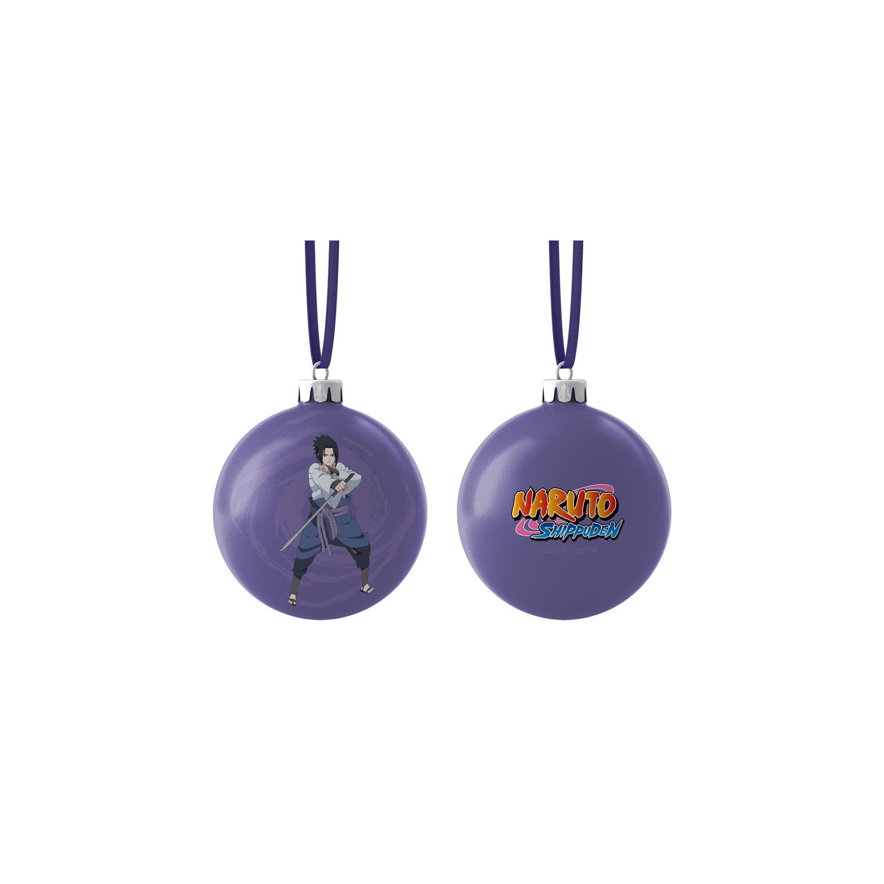 Bola Navidad Sasuke Naruto Shippuden 6 Unidades