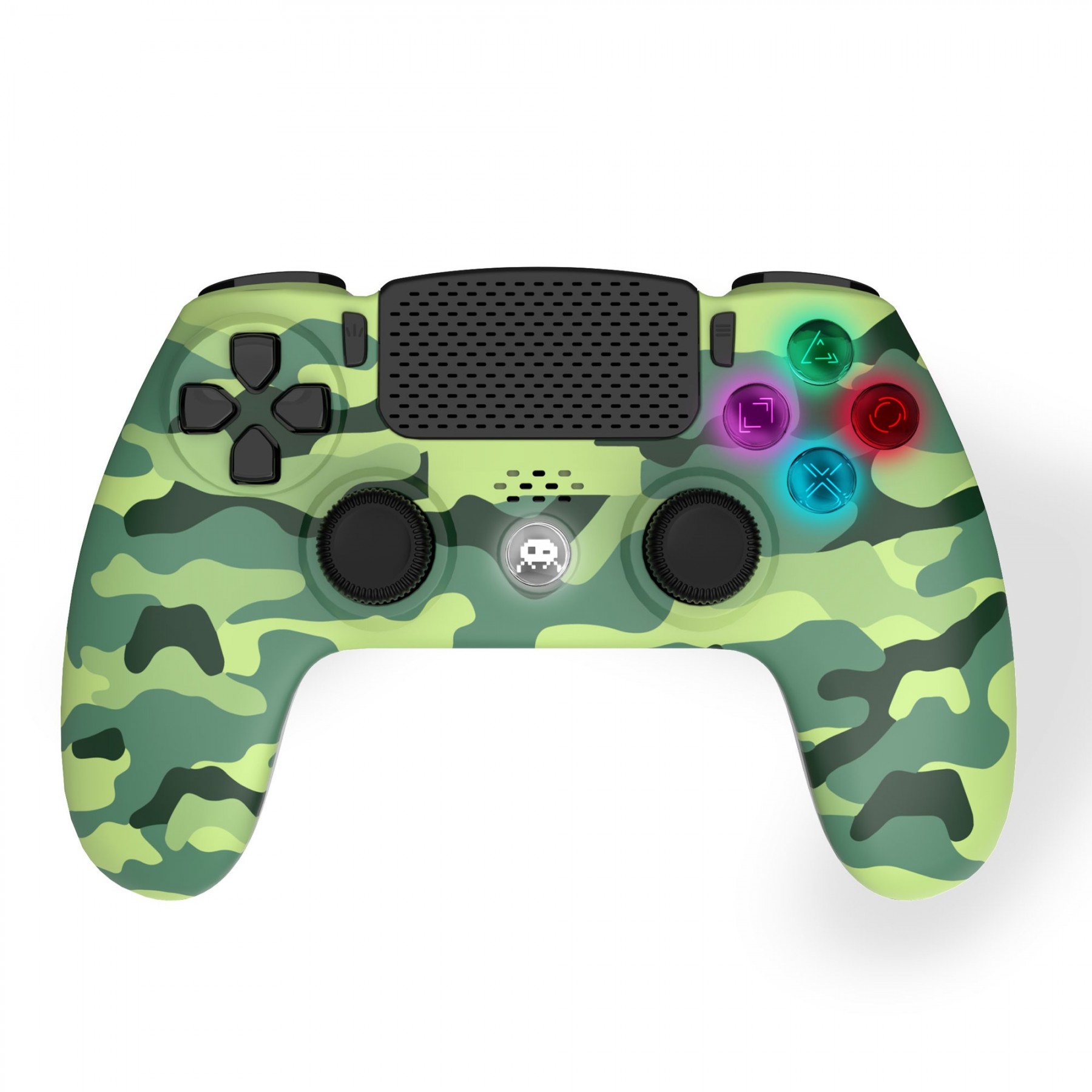 Mando Bluetooth LED Green Camo Freaks & Geeks Ps4