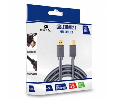 Cable HDMI 2.1 (2m) 8K Freaks & Geeks