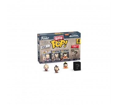 Blister 4 Figuras Bitty Pop Avatar The Last Airbender Iroh