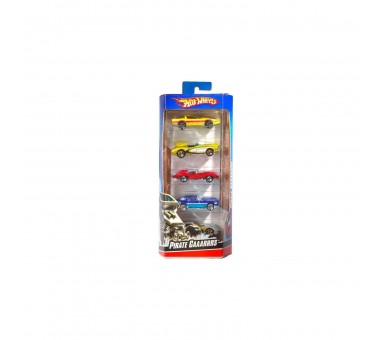 Blister 5 Coches Hot Wheels Surtido