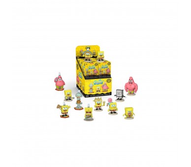 Figura Mystery Mini Bob Esponja Surtido 12 Unidades