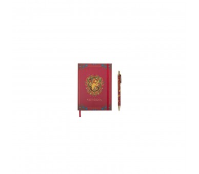 Cuaderno Deluxe Mundo Mágico De Gryffindor 14,5 X 21 Cm