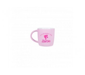 Taza Logo Y Silueta Barbie Soft Touch 400 Ml