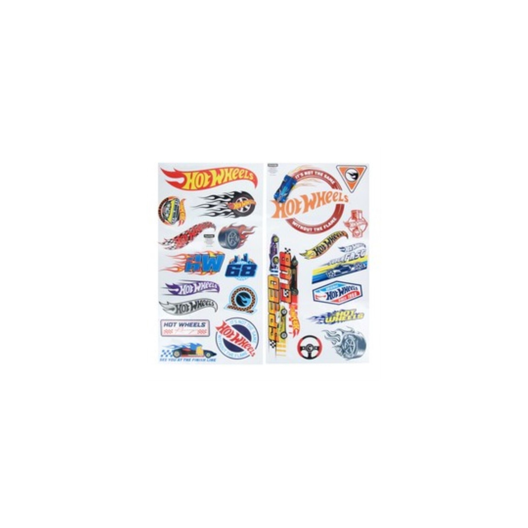 Pack Vinilos De Pared Hot Wheels 44 X 23 Cm