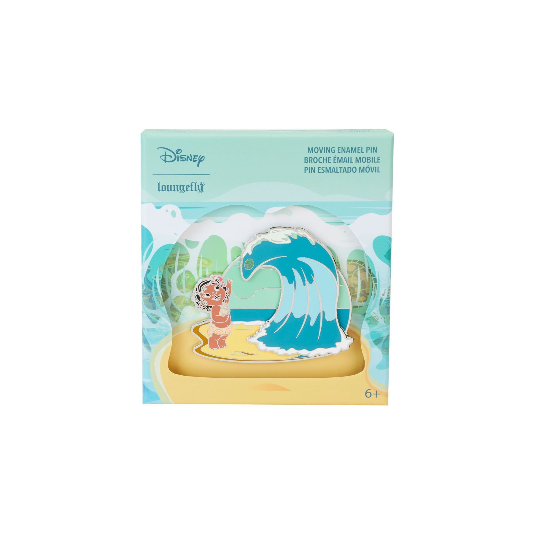 Pin Ocean Waves Vaiana Moana Disney Loungefly 7,5Cm