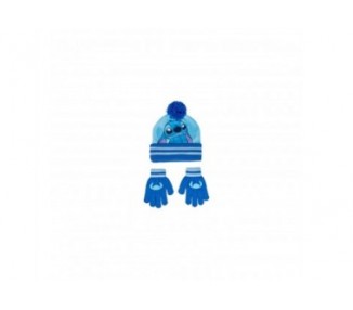 Set Gorro Y Guantes Stitch Disney 6 Unidades