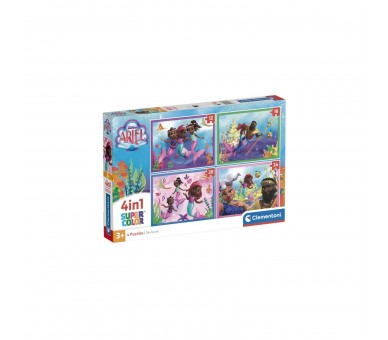 Puzzle Ariel Disney 12+16+20+24Pzs